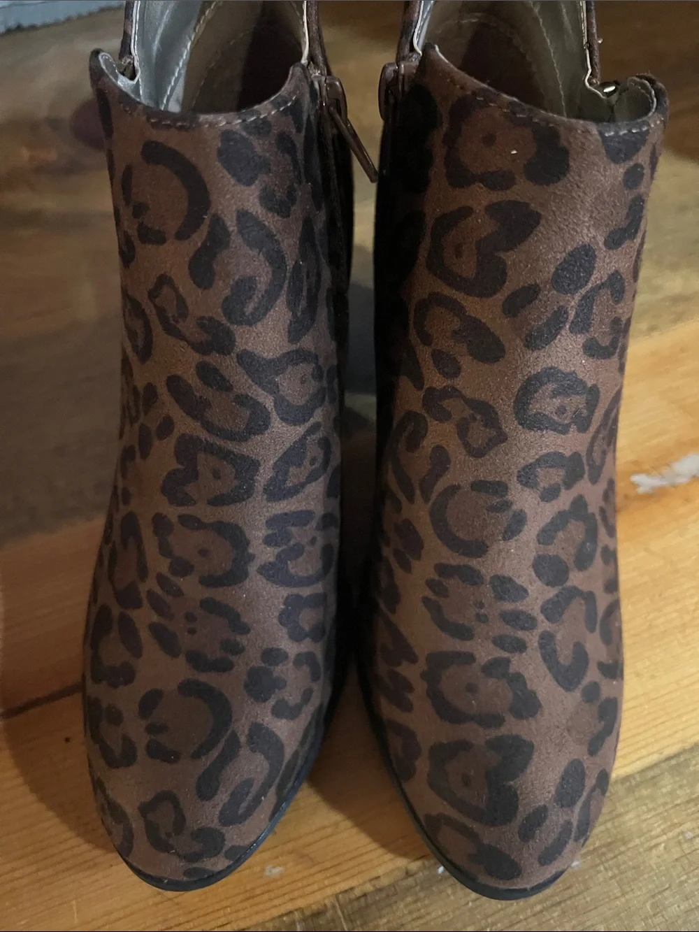 Style & Co Masrina Women’s Leopard Print Ankle Boots - sz 6.5